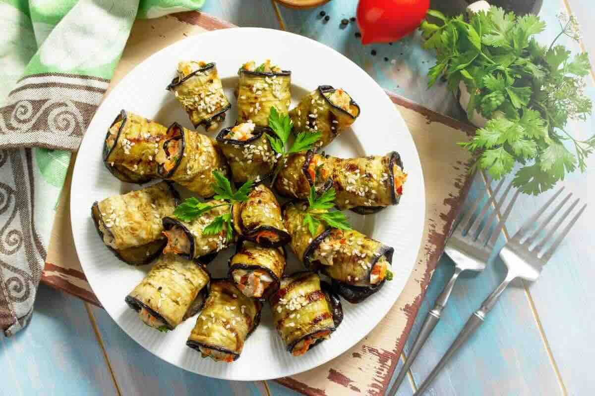 Involtini di melanzane light