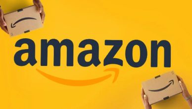 logo amazon con 2 pacchi